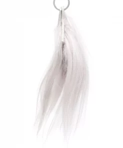 ( Nouvelle Collection ) Rick Owens Porte-clés Zippé En Fourrure Homme