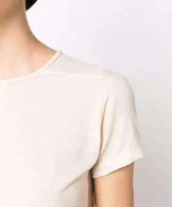 ( Nouvelle Collection ) Rick Owens T-shirt à Col Rond Femme -Rick Owens Soldes 18163682 38649733 600