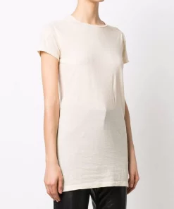 ( Nouvelle Collection ) Rick Owens T-shirt à Col Rond Femme -Rick Owens Soldes 18163682 38650492 600