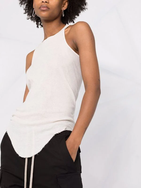 ( Nouvelle Collection ) Rick Owens Débardeur En Maille Fine 21 NATURAL 7 ( Nouvelle Collection ) Rick Owens Débardeur En Maille Fine 21 NATURAL – Image 5