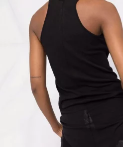 ( Nouvelle Collection ) Rick Owens 09 BLACK Débardeur à Dos-nu Femme -Rick Owens Soldes 18165409 38800667 600