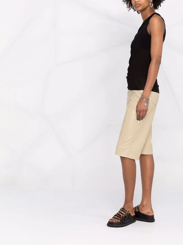 ( Nouvelle Collection ) Rick Owens 09 BLACK Haut Drapé à Design à Une épaule Femme 6 ( Nouvelle Collection ) Rick Owens 09 BLACK Haut Drapé à Design à Une épaule Femme – Image 4