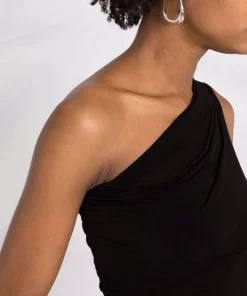 ( Nouvelle Collection ) Rick Owens 09 BLACK Haut Drapé à Design à Une épaule Femme 10 ( Nouvelle Collection ) Rick Owens 09 BLACK Haut Drapé à Design à Une épaule Femme -Rick Owens Soldes 18165419 38802106 600