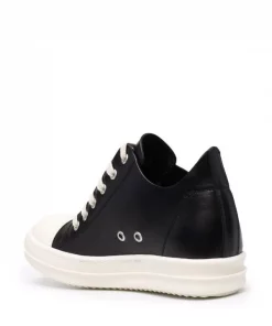 ( Nouvelle Collection ) Rick Owens NERO Baskets Montantes à Lacets Femme -Rick Owens Soldes 18168828 38678450 600