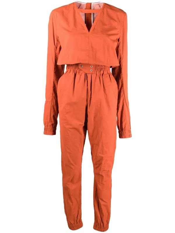 ( Nouvelle Collection ) Rick Owens Combinaison à Col V 53 ORANGE 3 ( Nouvelle Collection ) Rick Owens Combinaison à Col V 53 ORANGE