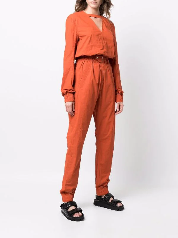 ( Nouvelle Collection ) Rick Owens Combinaison à Col V 53 ORANGE 5 ( Nouvelle Collection ) Rick Owens Combinaison à Col V 53 ORANGE – Image 3
