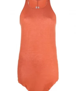 Rick Owens Débardeur En Maille Fine 53 ORANGE