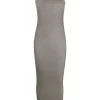 ( Nouvelle Collection ) Rick Owens Robe Longue En Maille 34 DUST -Rick Owens Soldes 18172301 38936202 600