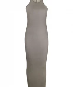 ( Nouvelle Collection ) Rick Owens Robe Longue En Maille 34 DUST