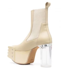 ( Nouvelle Collection ) Rick Owens Bottes Grilled Platform 320 VANILLA/ CLEAR 8 ( Nouvelle Collection ) Rick Owens Bottes Grilled Platform 320 VANILLA/ CLEAR -Rick Owens Soldes 18175885 39284009 600