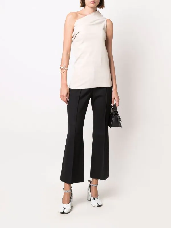 ( Nouvelle Collection ) Rick Owens Haut à Design à Une épaule 21 NATURAL 4 ( Nouvelle Collection ) Rick Owens Haut à Design à Une épaule 21 NATURAL – Image 2