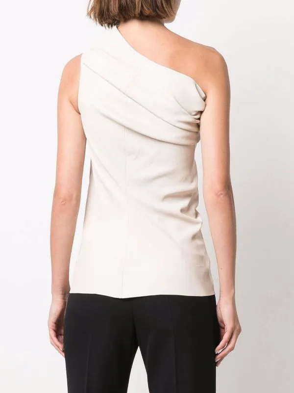 ( Nouvelle Collection ) Rick Owens Haut à Design à Une épaule 21 NATURAL 6 ( Nouvelle Collection ) Rick Owens Haut à Design à Une épaule 21 NATURAL – Image 4