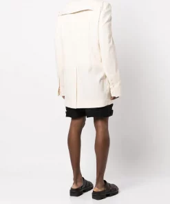 ( Nouvelle Collection ) Rick Owens Blazer Boutonné à Design Patchwork Homme 10 ( Nouvelle Collection ) Rick Owens Blazer Boutonné à Design Patchwork Homme -Rick Owens Soldes 18182468 38826330 600