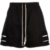 ( Nouvelle Collection ) Rick Owens 09 BLACK Short Ample à Lien De Resserrage Homme -Rick Owens Soldes 18183271 38824452 600
