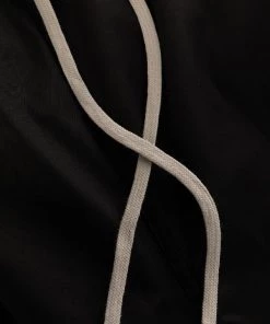 ( Nouvelle Collection ) Rick Owens 09 BLACK Short Ample à Lien De Resserrage Homme -Rick Owens Soldes 18183271 38825222 600