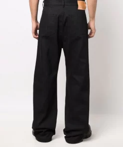Rick Owens 09 BLACK Pantalon Ample à Taille Haute Homme -Rick Owens Soldes 18184088 38697508 600