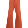 ( Nouvelle Collection ) Rick Owens 53 ORANGE Jean à Coupe Droite Homme