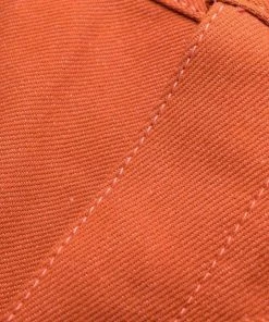 ( Nouvelle Collection ) Rick Owens 53 ORANGE Jean à Coupe Droite Homme -Rick Owens Soldes 18184536 39655891 600