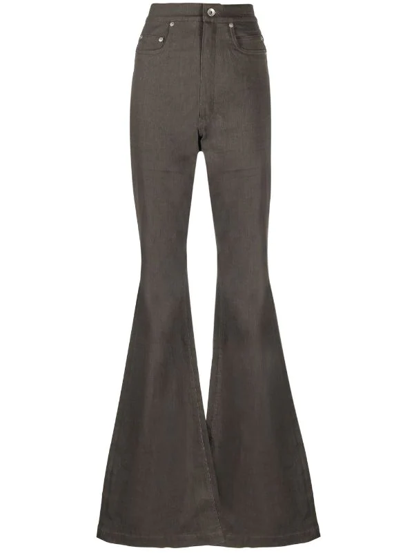 ( Nouvelle Collection ) Rick Owens Jean Bolan à Coupe évasée 78 DARK DUST 3 ( Nouvelle Collection ) Rick Owens Jean Bolan à Coupe évasée 78 DARK DUST