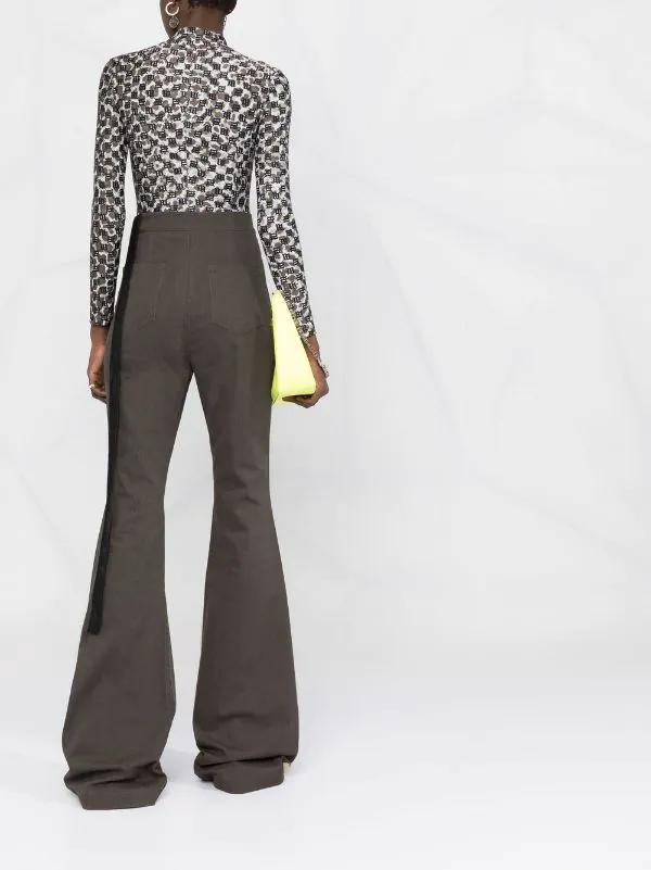 ( Nouvelle Collection ) Rick Owens Jean Bolan à Coupe évasée 78 DARK DUST 6 ( Nouvelle Collection ) Rick Owens Jean Bolan à Coupe évasée 78 DARK DUST – Image 4