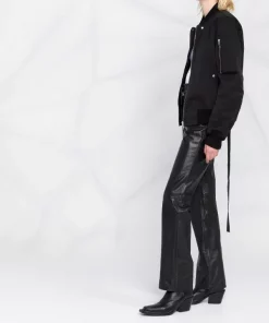 ( Nouvelle Collection ) Rick Owens Veste Bomber Flight Femme -Rick Owens Soldes 18192989 39344898 600