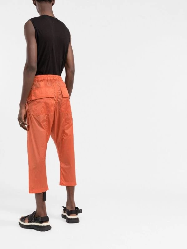 ( Nouvelle Collection ) Rick Owens 53 ORANGE Cropped Cargo Trousers Homme 6 ( Nouvelle Collection ) Rick Owens 53 ORANGE Cropped Cargo Trousers Homme – Image 4