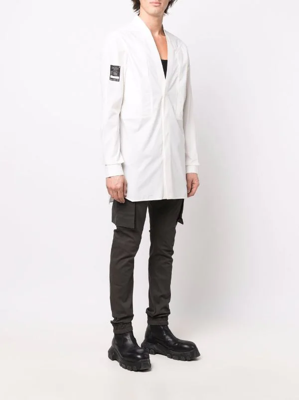 ( Nouvelle Collection ) Rick Owens Chemise à Patch Logo Sur La Manche Homme 5 ( Nouvelle Collection ) Rick Owens Chemise à Patch Logo Sur La Manche Homme – Image 3