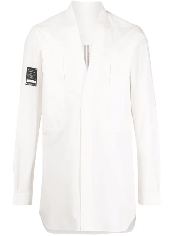 ( Nouvelle Collection ) Rick Owens Chemise à Patch Logo Sur La Manche Homme 3 ( Nouvelle Collection ) Rick Owens Chemise à Patch Logo Sur La Manche Homme