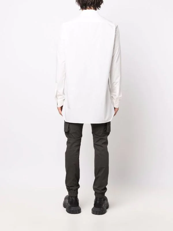 ( Nouvelle Collection ) Rick Owens Chemise à Patch Logo Sur La Manche Homme 6 ( Nouvelle Collection ) Rick Owens Chemise à Patch Logo Sur La Manche Homme – Image 4
