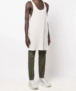 ( Nouvelle Collection ) Rick Owens Débardeur à Coupe Longue Homme -Rick Owens Soldes 18198470 39009220 600