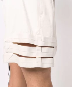 ( Nouvelle Collection ) Rick Owens Short à Taille à Lien De Resserrage 21 NATURAL -Rick Owens Soldes 18209818 38881466 600