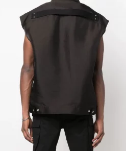 ( Nouvelle Collection ) Rick Owens Chemise Sans Manches à Boutonnière 09 BLACK 10 ( Nouvelle Collection ) Rick Owens Chemise Sans Manches à Boutonnière 09 BLACK -Rick Owens Soldes 18210037 38967980 600