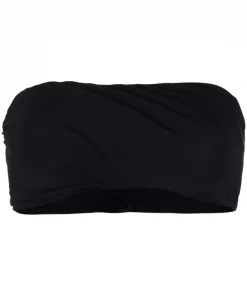 ( Nouvelle Collection ) Rick Owens 01 BLACK Haut De Bikini Bandeau à Fronces Femme