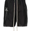 ( Nouvelle Collection ) Rick Owens Short à Logo Brodé Femme -Rick Owens Soldes 18213690 38866117 600