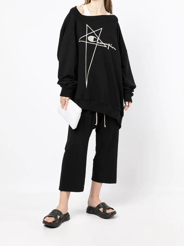 ( Nouvelle Collection ) Rick Owens 09 X Champion Hoodie à Lien De Resserrage Femme 8 ( Nouvelle Collection ) Rick Owens 09 X Champion Hoodie à Lien De Resserrage Femme – Image 6