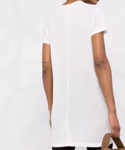 ( Nouvelle Collection ) Rick Owens 11 MILK T-shirt Mi-long En Maille Fine Femme -Rick Owens Soldes 18214871 38839090 600