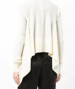 ( Nouvelle Collection ) Rick Owens Cardigan Volanté En Laine Vierge Femme -Rick Owens Soldes 18215083 38865896 600