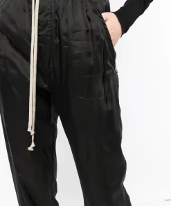 ( Nouvelle Collection ) Rick Owens Pantalon Court à Taille à Lien De Resserrage 09 -Rick Owens Soldes 18215085 38864907 600