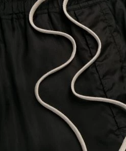 ( Nouvelle Collection ) Rick Owens Pantalon Court à Taille à Lien De Resserrage 09 -Rick Owens Soldes 18215085 38865899 600