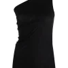 ( Nouvelle Collection ) Rick Owens Haut à Design à Une épaule 09 BLACK -Rick Owens Soldes 18217533 38851434 600
