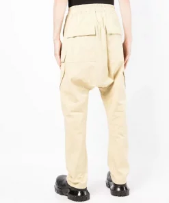 Rick Owens VANILLA Pantalon à Coupe Sarouel Homme -Rick Owens Soldes 18218032 39534662 600