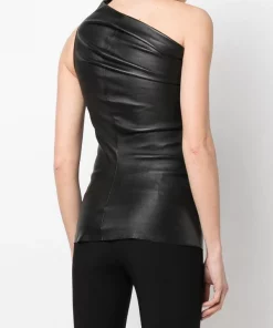 ( Nouvelle Collection ) Rick Owens Haut En Cuir à Design à Une épaule Femme 10 ( Nouvelle Collection ) Rick Owens Haut En Cuir à Design à Une épaule Femme -Rick Owens Soldes 18218196 38822843 600