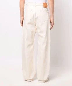 ( Nouvelle Collection ) Rick Owens 21 NATURAL Pantalon à Coupe Droite Homme -Rick Owens Soldes 18225406 38881971 600