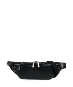 Rick Owens Sac Banane En Cuir à Fermeture Zippée Homme