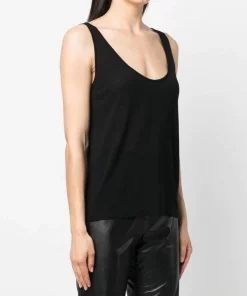 ( Nouvelle Collection ) Rick Owens Débardeur à Encolure Arrondie Femme -Rick Owens Soldes 18233063 39025330 600
