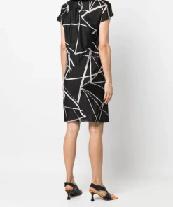 ( Nouvelle Collection ) Rick Owens Robe Portefeuille à Imprimé Géométrique Femme 10 ( Nouvelle Collection ) Rick Owens Robe Portefeuille à Imprimé Géométrique Femme -Rick Owens Soldes 18233070 38969651 600