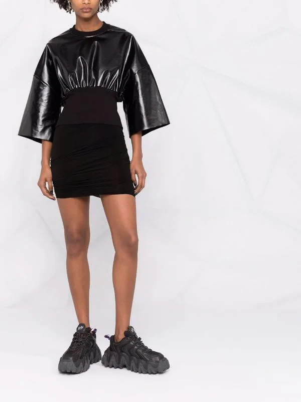 ( Nouvelle Collection ) Rick Owens Minijupe Buds à Taille Haute Femme 4 ( Nouvelle Collection ) Rick Owens Minijupe Buds à Taille Haute Femme – Image 2
