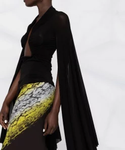 ( Nouvelle Collection ) Rick Owens Blouse à Manches Extra Longues Femme -Rick Owens Soldes 18240232 38963981 600