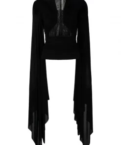 ( Nouvelle Collection ) Rick Owens Blouse à Manches Extra Longues Femme
