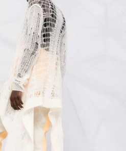 Rick Owens Cardigan à Effet Usé Femme -Rick Owens Soldes 18240237 38968649 600